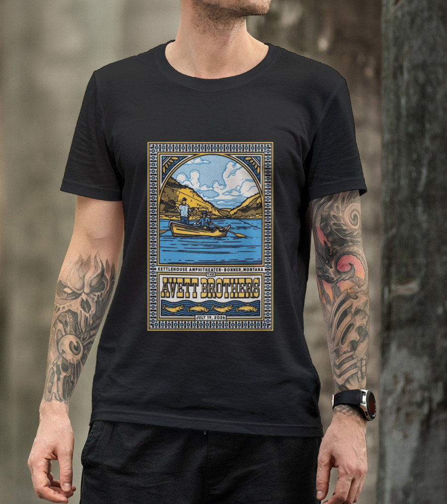 The Avett Brothers KettleHouse Amphitheater Bonner Montana July 19 2026 T-Shirt