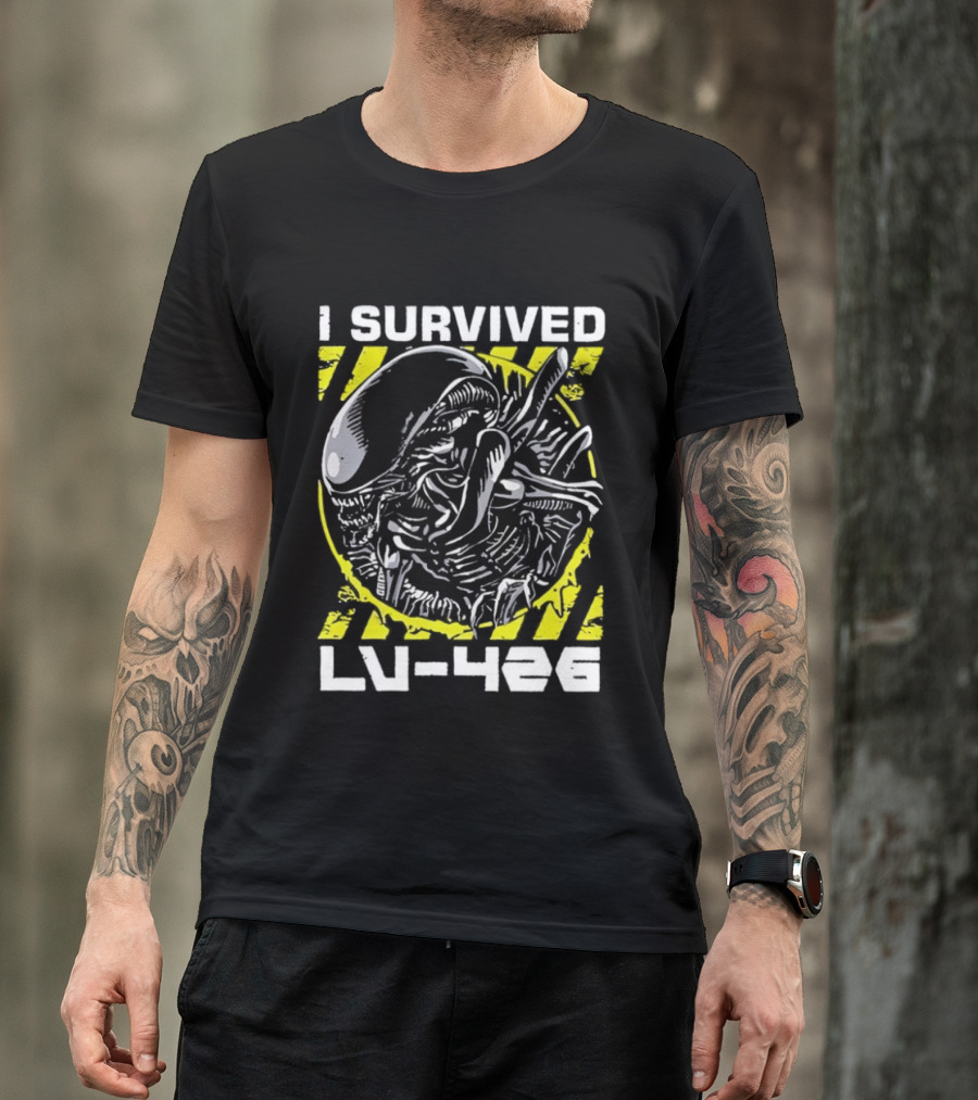 I Survived LV 426 Alien Xenomorph Encounter T-Shirt