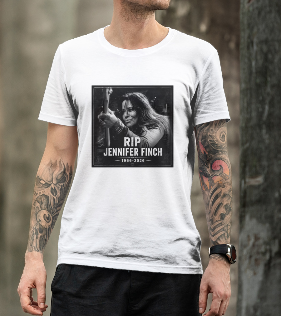 RIP Jennifer Finch 1966 2026 Memorial T-Shirt