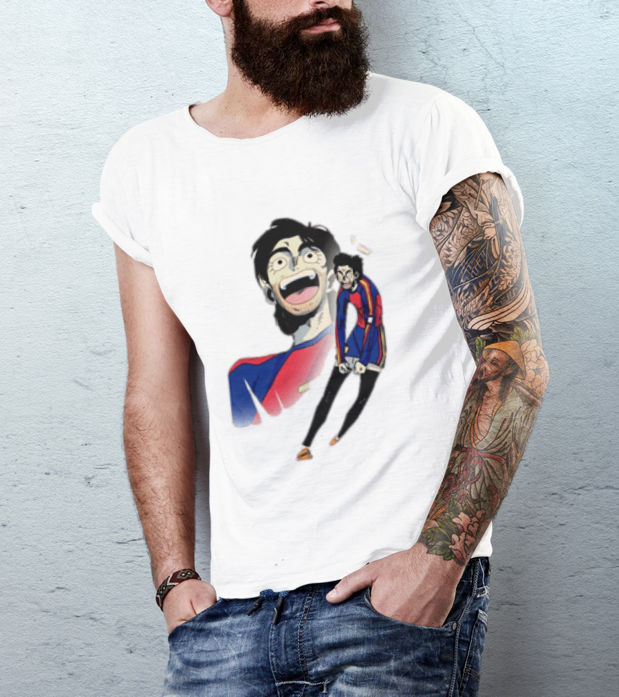 Ferran Torres Spain National Football Team Cartoon T-Shirt