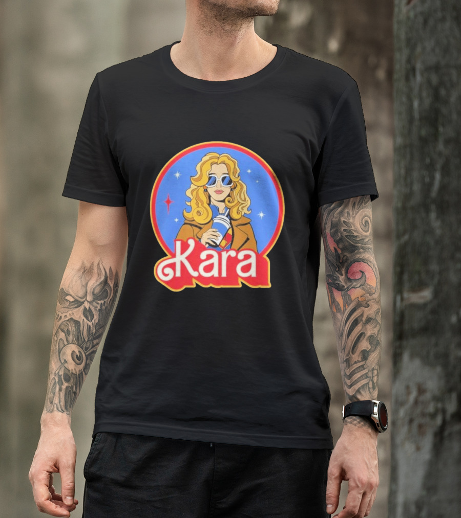 Kara 2026 Screencrush Sunglasses Coffee T-Shirt