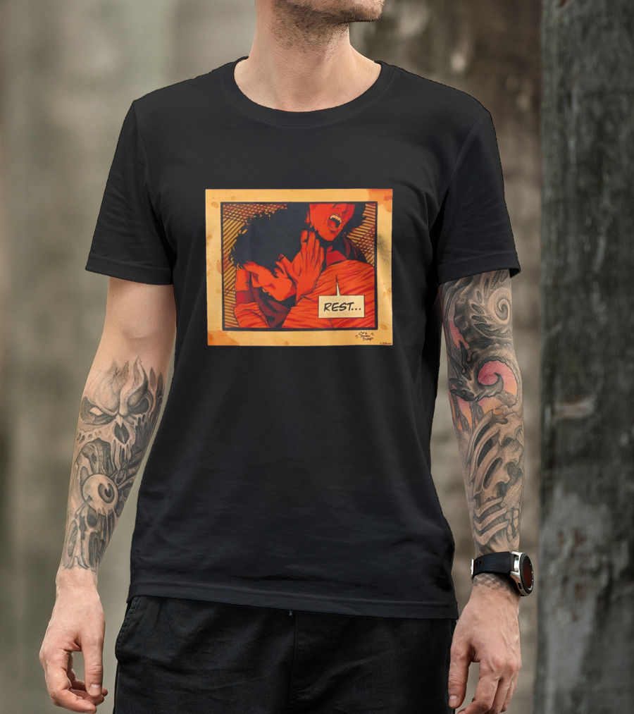 Dumb Dump Rest Vampire Biting Man T-Shirt