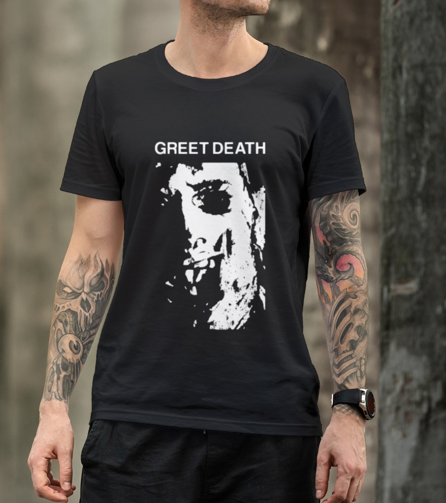 Evil Greed Store Greet Death Leatherface Horror T-Shirt