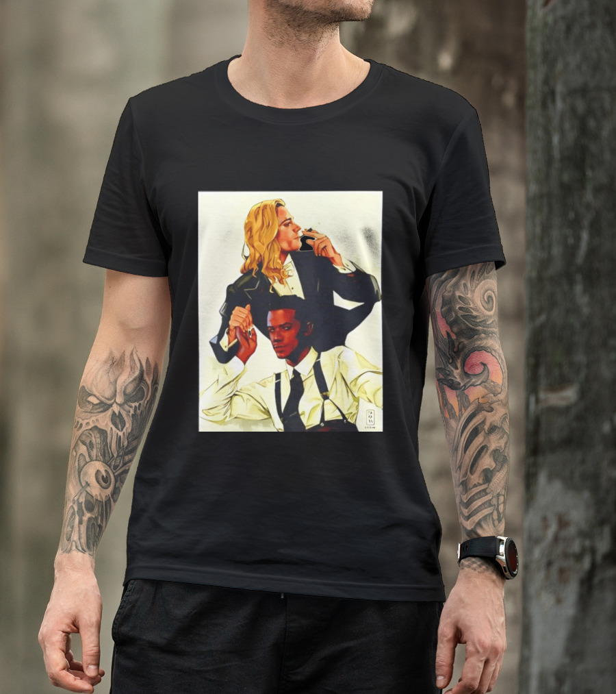 JMH Interview With The Vampire Lestat And Louis Smoking Portraits T-Shirt