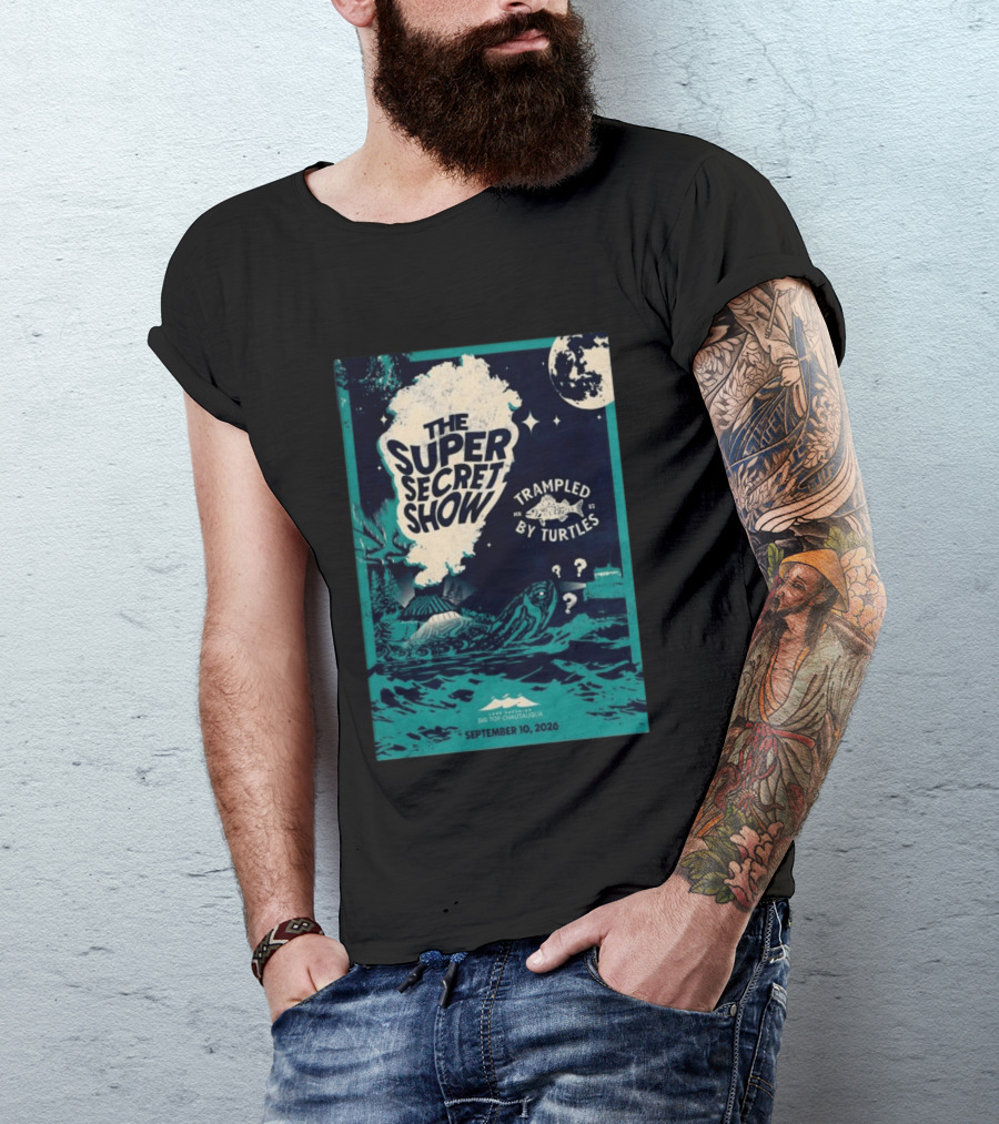 The Super Secret Show Trampled By Turtles Big Top Chautauqua Bayfield WI September 10 2026 T-Shirt