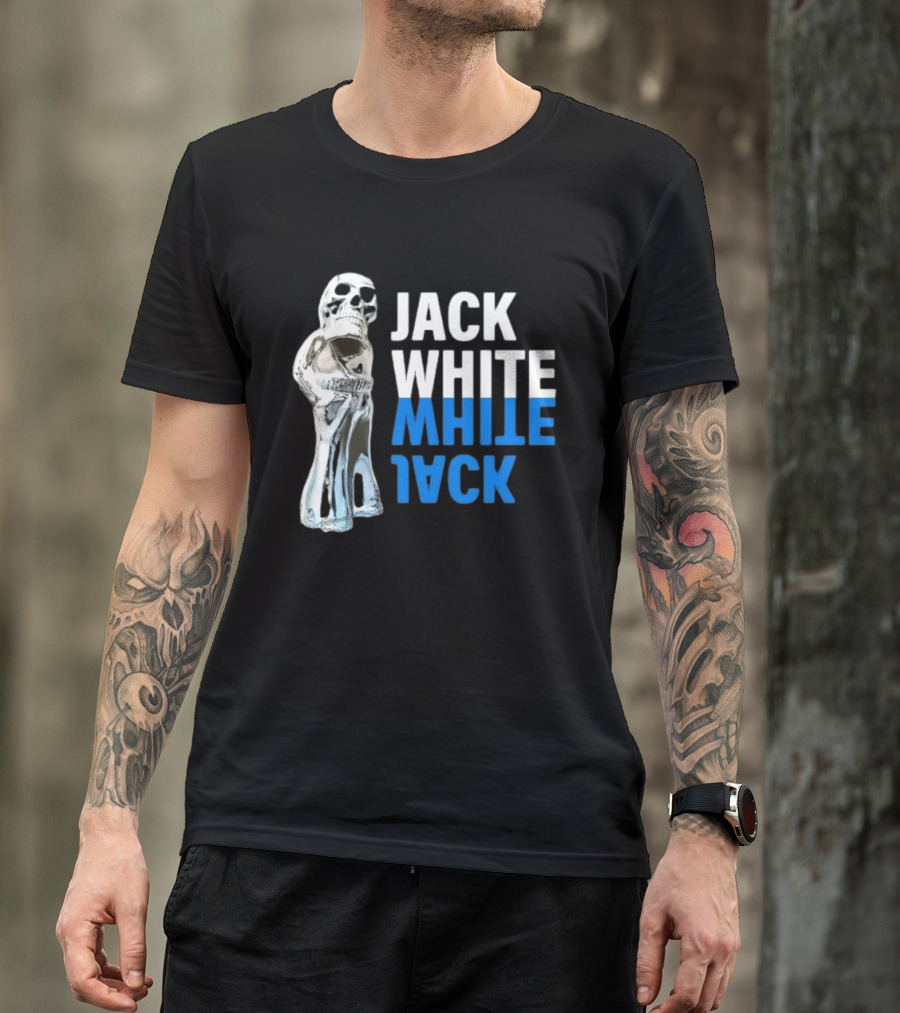 Jack White Frozen Charlatan Skull Third Man Records Store T-Shirt