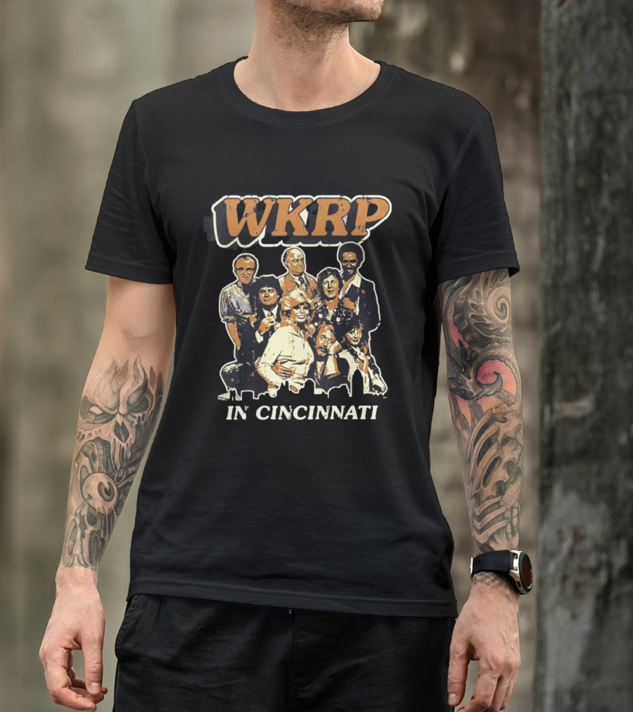 WKRP In Cincinnati Classic TV Show Cast Ensemble T-Shirt