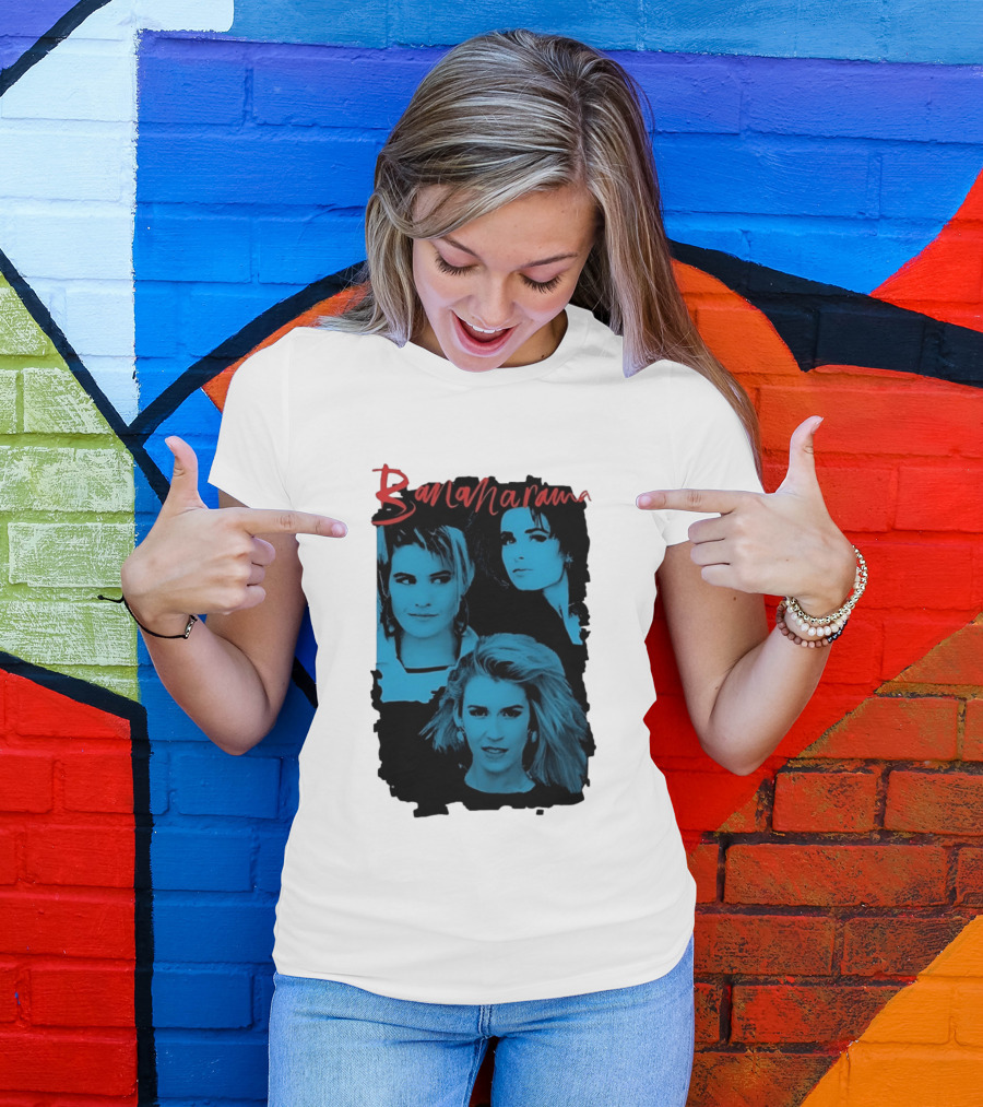Bananarama 80s Pop Halftone T-Shirt