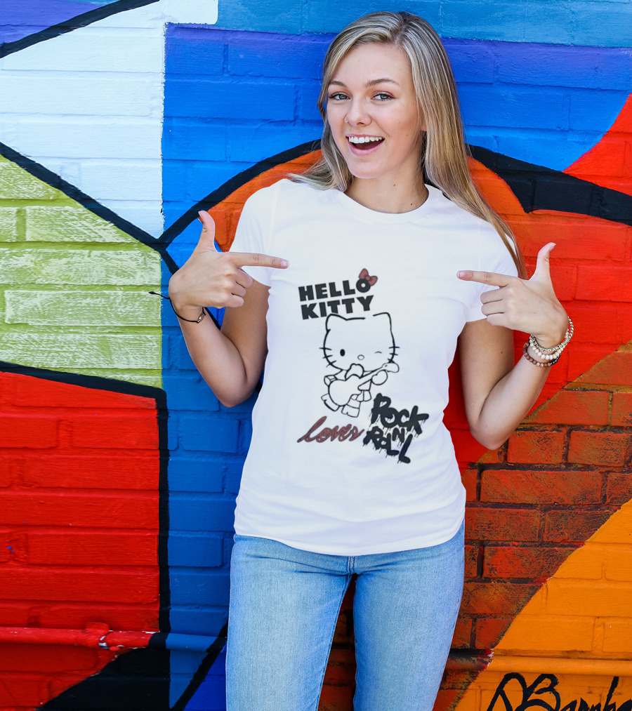 Hello Kitty Lovers Rock N Roll T-Shirt
