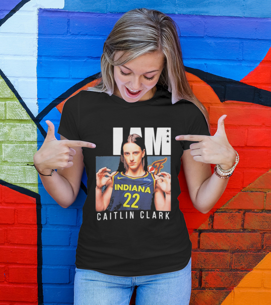 Caitlin Clark Indiana Fever Basketball SLAM Magazine I AM T-Shirt