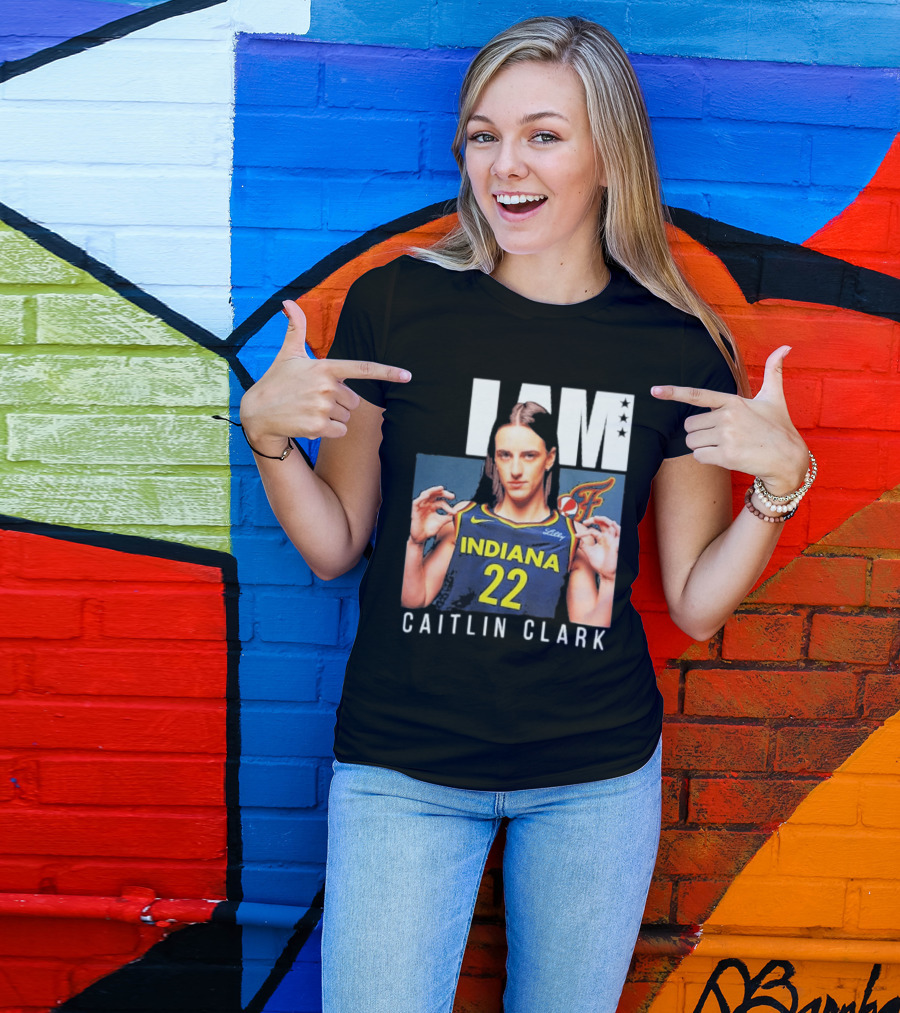 Caitlin Clark Indiana Fever Basketball SLAM Magazine I AM T-Shirt