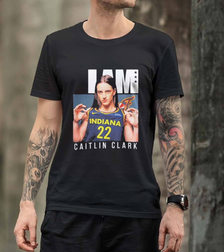 Caitlin Clark Indiana Fever Basketball SLAM Magazine I AM T-Shirt