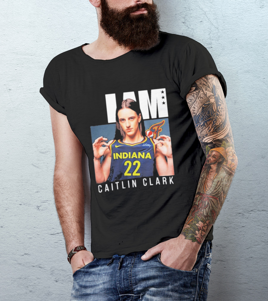 Caitlin Clark Indiana Fever Basketball SLAM Magazine I AM T-Shirt