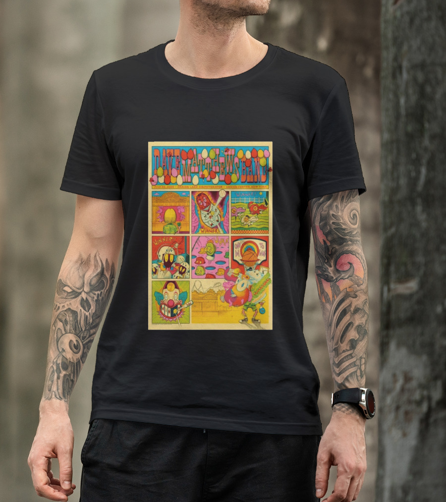 Dave Matthews Band Darien Lake Amphitheater July 22 2026 Comic T-Shirt