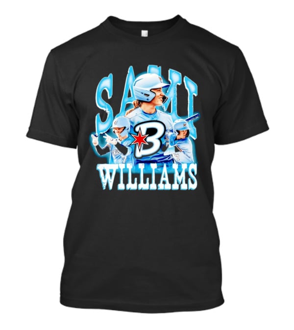 Sami Williams Chicago Bandits Softball Player Star Jersey Number 7 T-Shirt