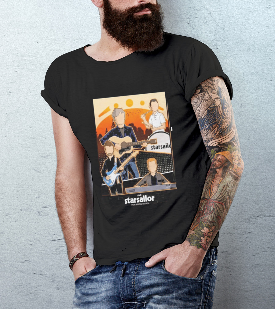 Starsailor Live Plus Special Guests July 25 2026 Old Market Place Warrington Concert Event T-Shirt
