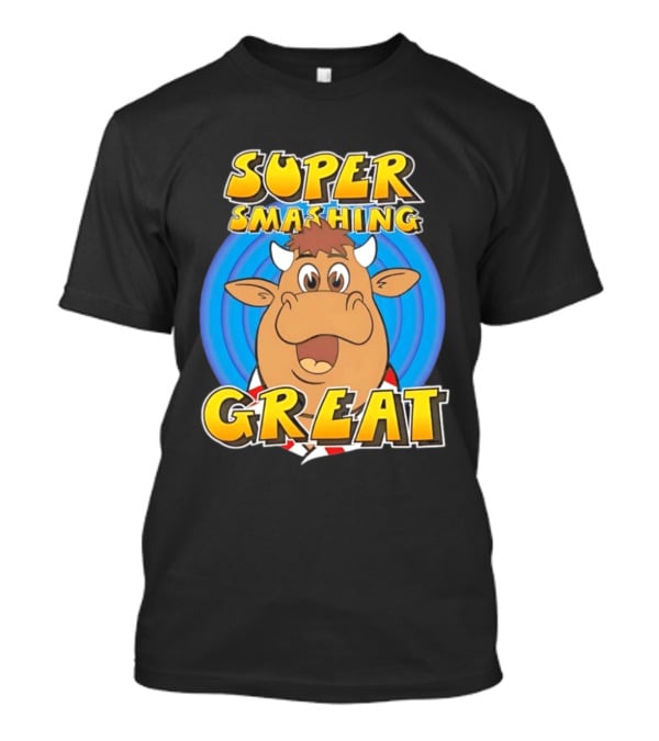 Super Smashing Great Cartoon Bull T-Shirt