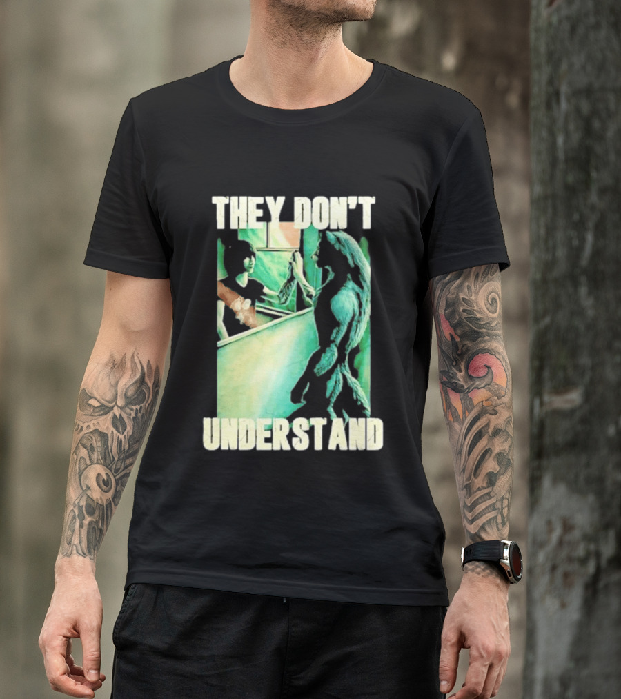 They Don't Understand Werewolf Mirror Reflection T-Shirt