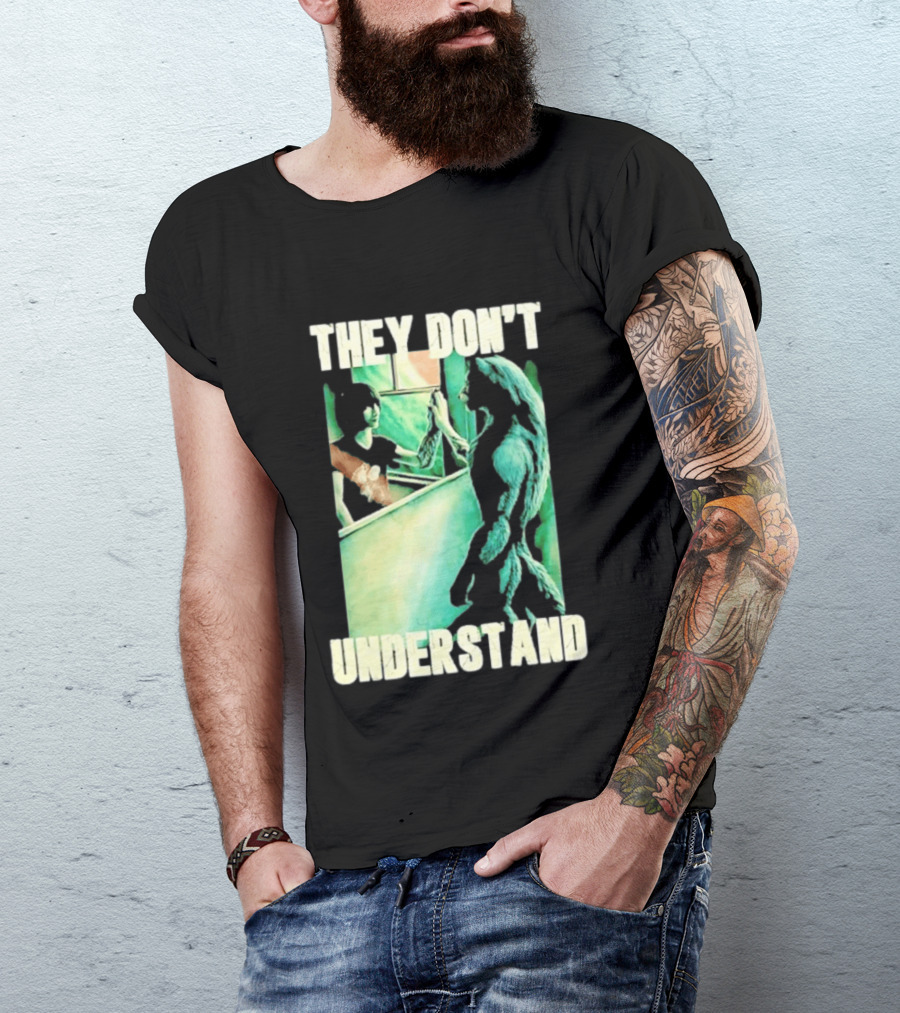 They Don't Understand Werewolf Mirror Reflection T-Shirt