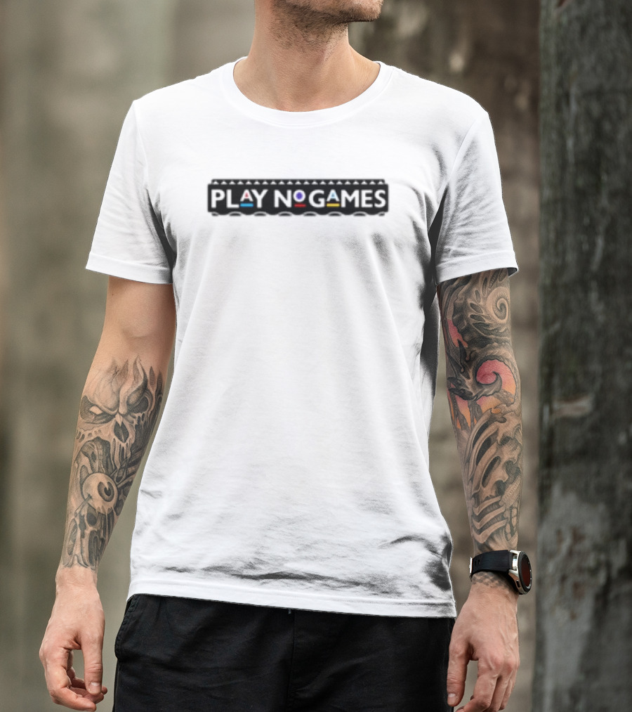 Big Sean Store Play No Games Iconic Text Block With Unique Letter T-Shirt