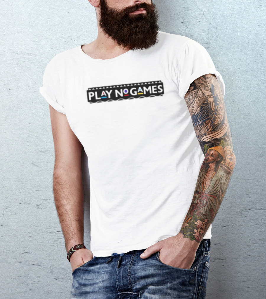 Big Sean Store Play No Games Iconic Text Block With Unique Letter T-Shirt