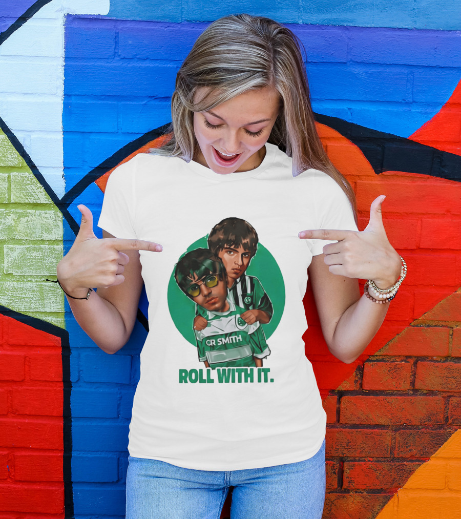 Oasis Roll With It CR Smith Celtic Football Club T-Shirt