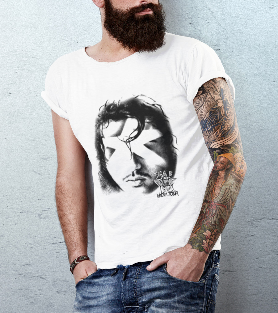 Fuerza Regida Star Face Black T-Shirt