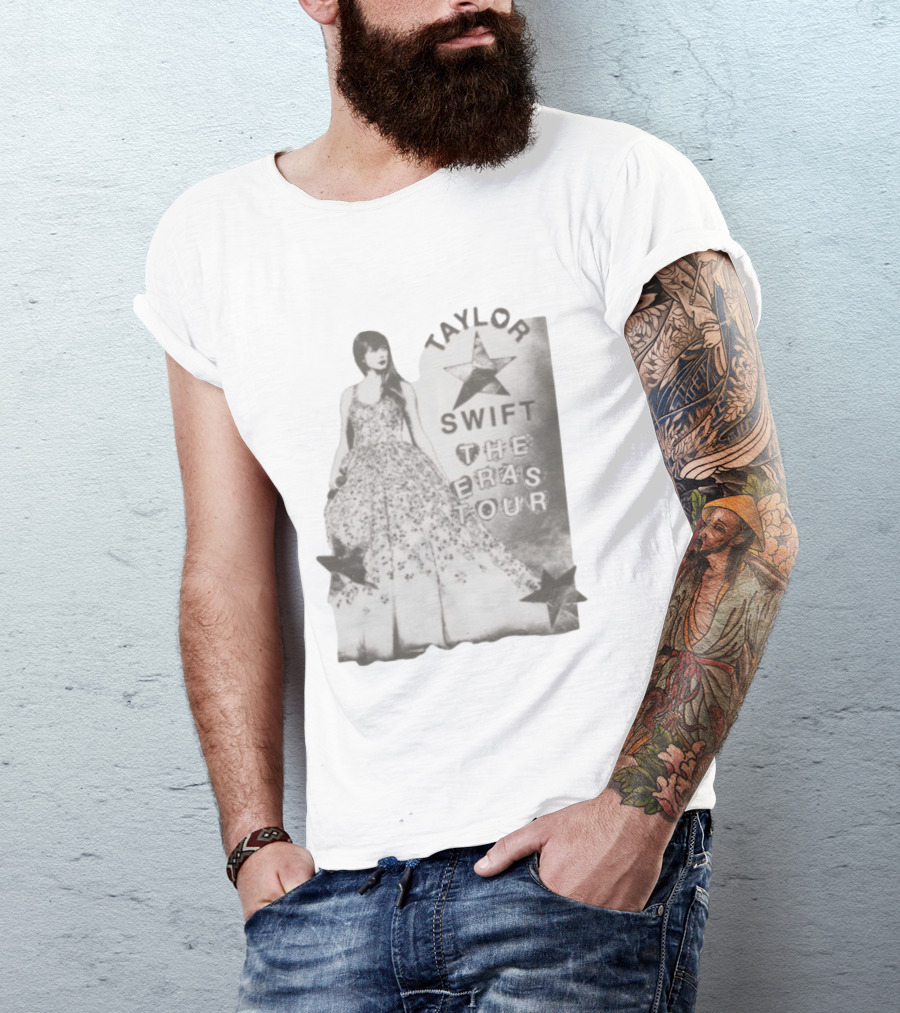 Taylor Swift The Eras Tour Oversized Photo Taylor Swift Store T-Shirt