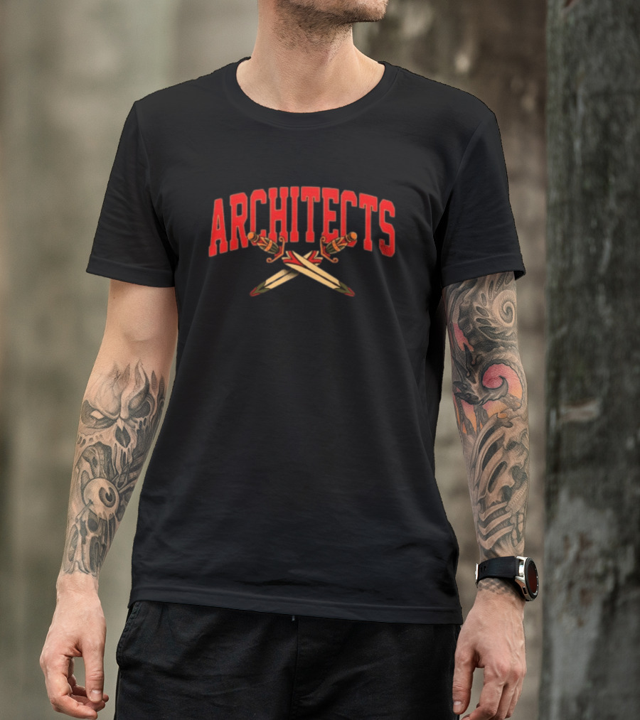Architects Tiger Knife Black T-Shirt