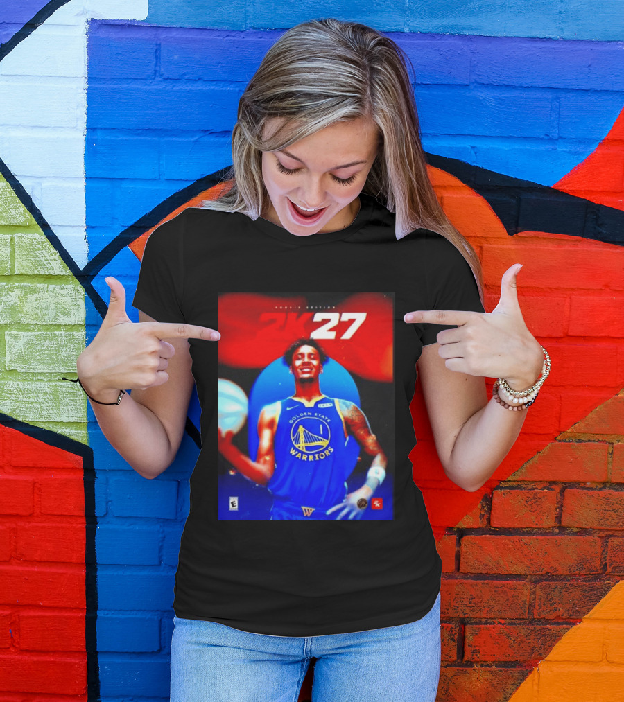 Golden State Warriors NBA 2K27 Rookie Edition Number One Player T-Shirt