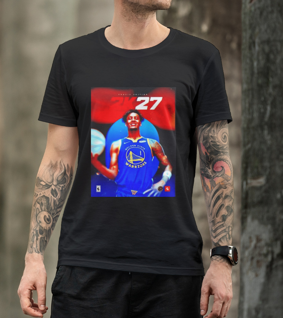 Golden State Warriors NBA 2K27 Rookie Edition Number One Player T-Shirt