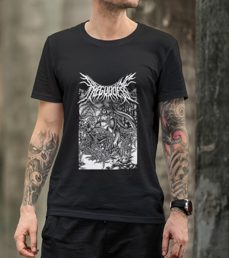 Impericon Store Disfiguring The Goddess Galapagos Metal Art Reptile Island T-Shirt