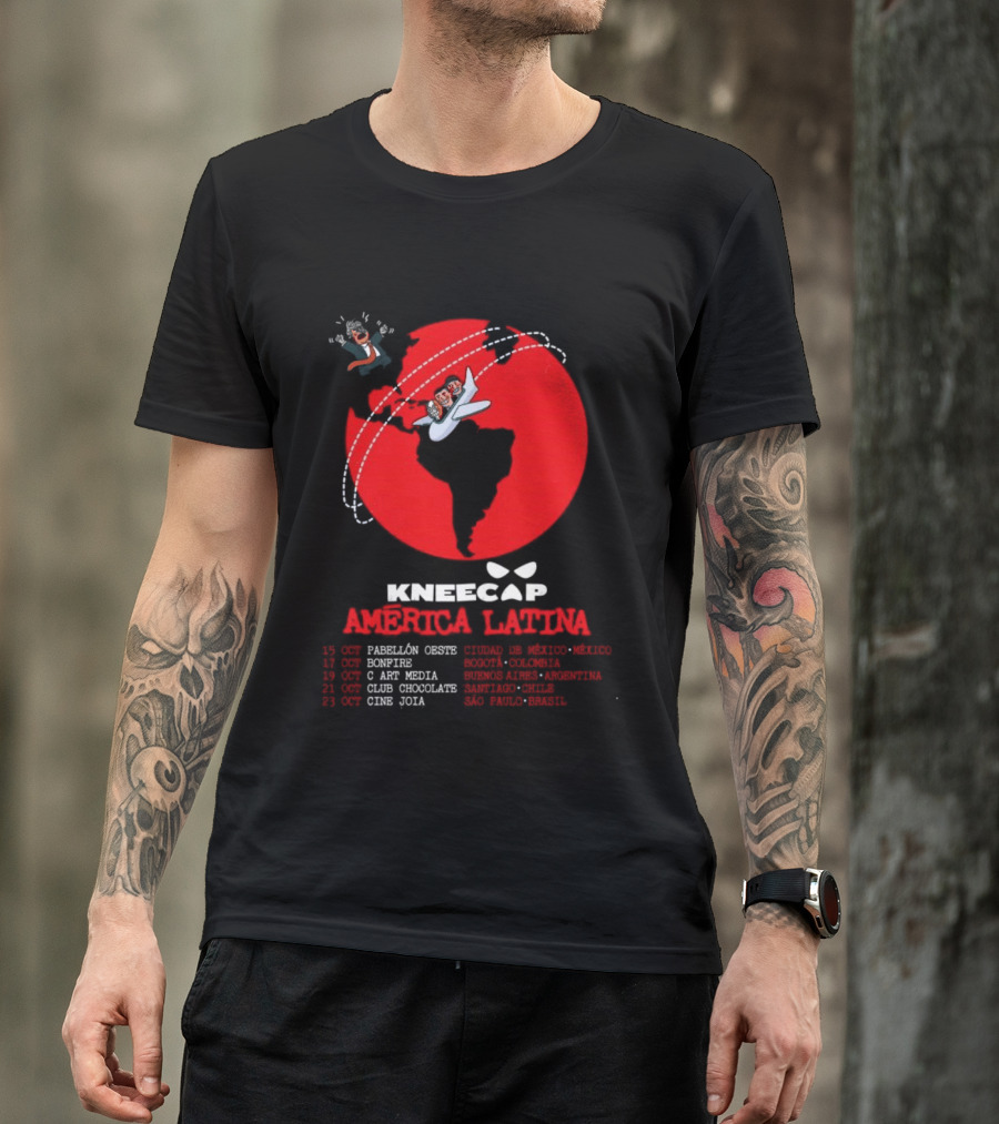Kneecap America Latina Clowns Plane Adventure T-Shirt