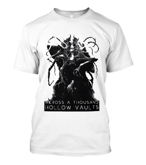 Across A Thousand Hollow Vaults Dark Fantasy Creature Horror Mythical Entity T-Shirt