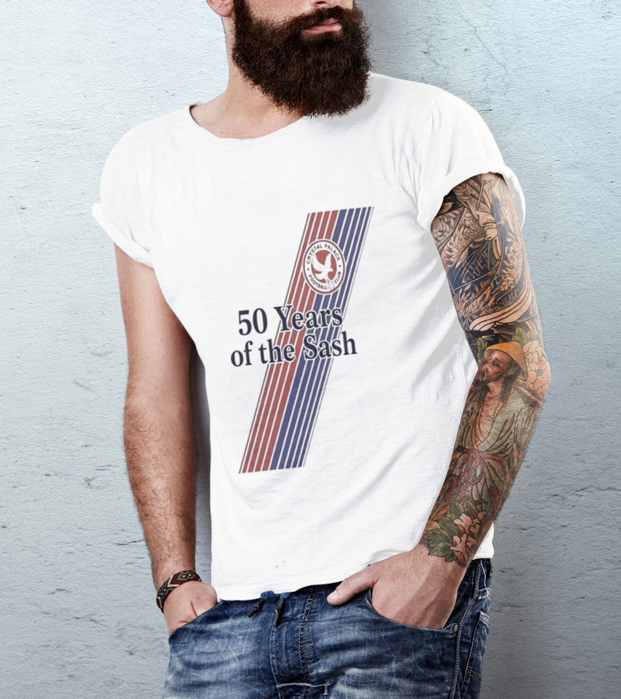 Crystal Palace 50 Years Of The Sash Anniversary Celebration T-Shirt