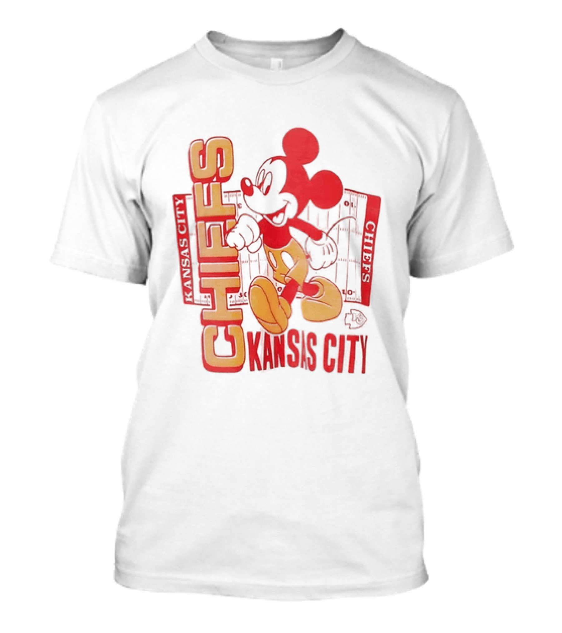 Kansas City Chiefs Mickey Mouse Authentic Fan T-Shirt