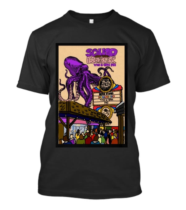 Squid On The Deck Charleston Pour House July 25 6PM Live Event T-Shirt