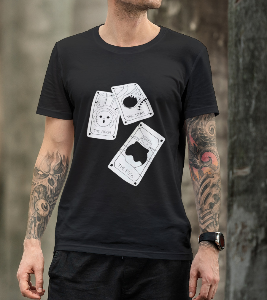 Studio Ghibli Tarot Cards The Moon The Star The Fool Collection T-Shirt
