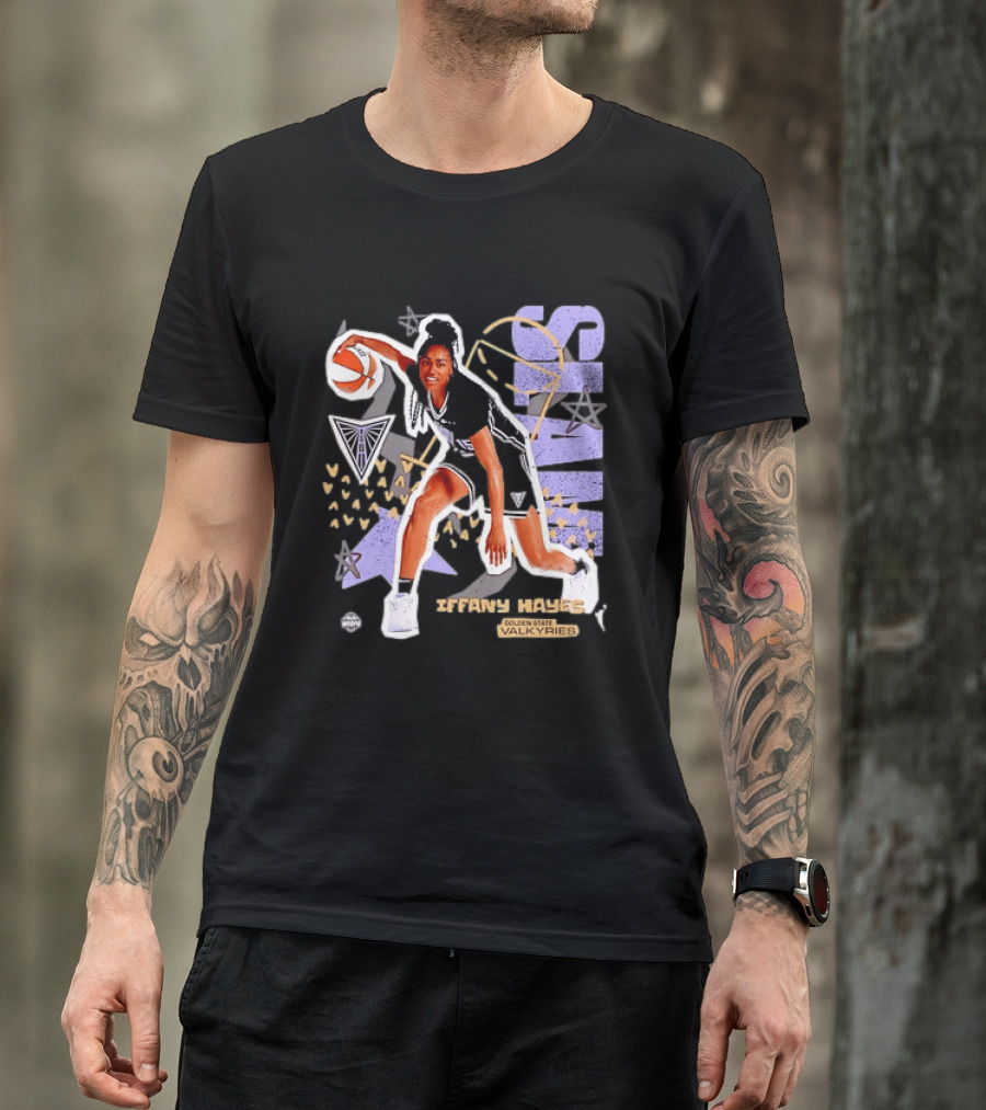 Tiffany Hayes Golden State Valkyries Basketball WNBA 15 T-Shirt