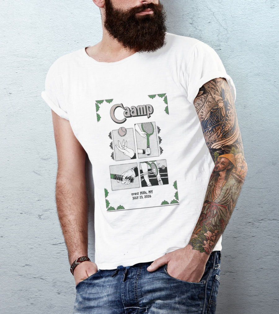 Caamp Tennis Forest Hills NY July 23 2026 T-Shirt