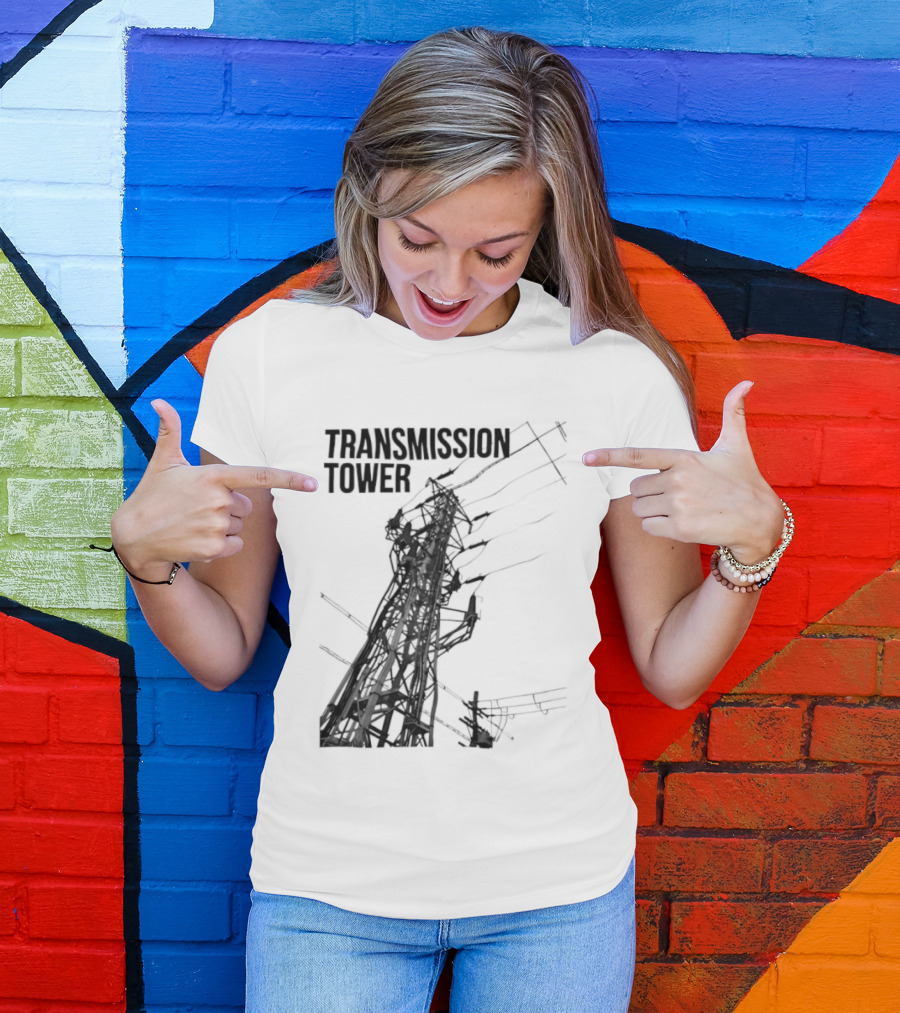 Transmission Tower Industrial Electrical T-Shirt