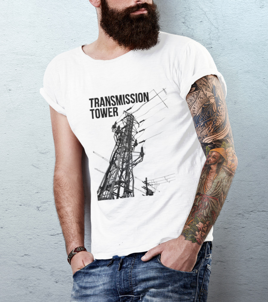 Transmission Tower Industrial Electrical T-Shirt