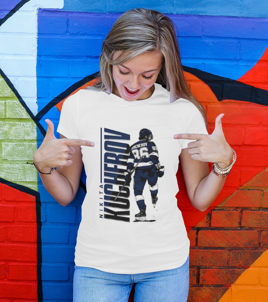Nikita Kucherov Tampa Bay Lightning NHL Player Skating Number 86 T-Shirt