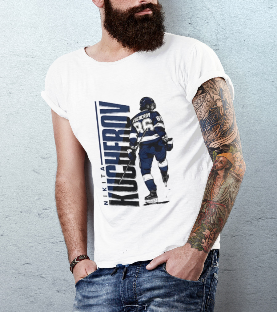 Nikita Kucherov Tampa Bay Lightning NHL Player Skating Number 86 T-Shirt