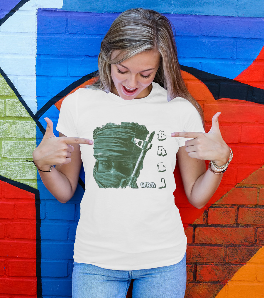 War Baby Soldier With Rifle And Turban T-Shirt