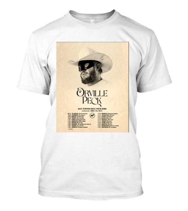 Orville Peck Man Turned Mule Tour 2026 Special Guest Abbie Callahan Concert Dates And Locations T-Shirt