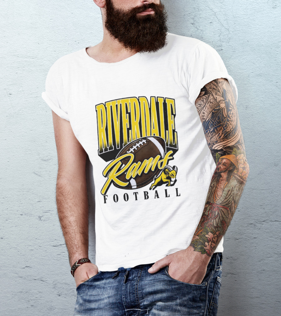 Riverdale Rams Football Varsity Sports Team T-Shirt