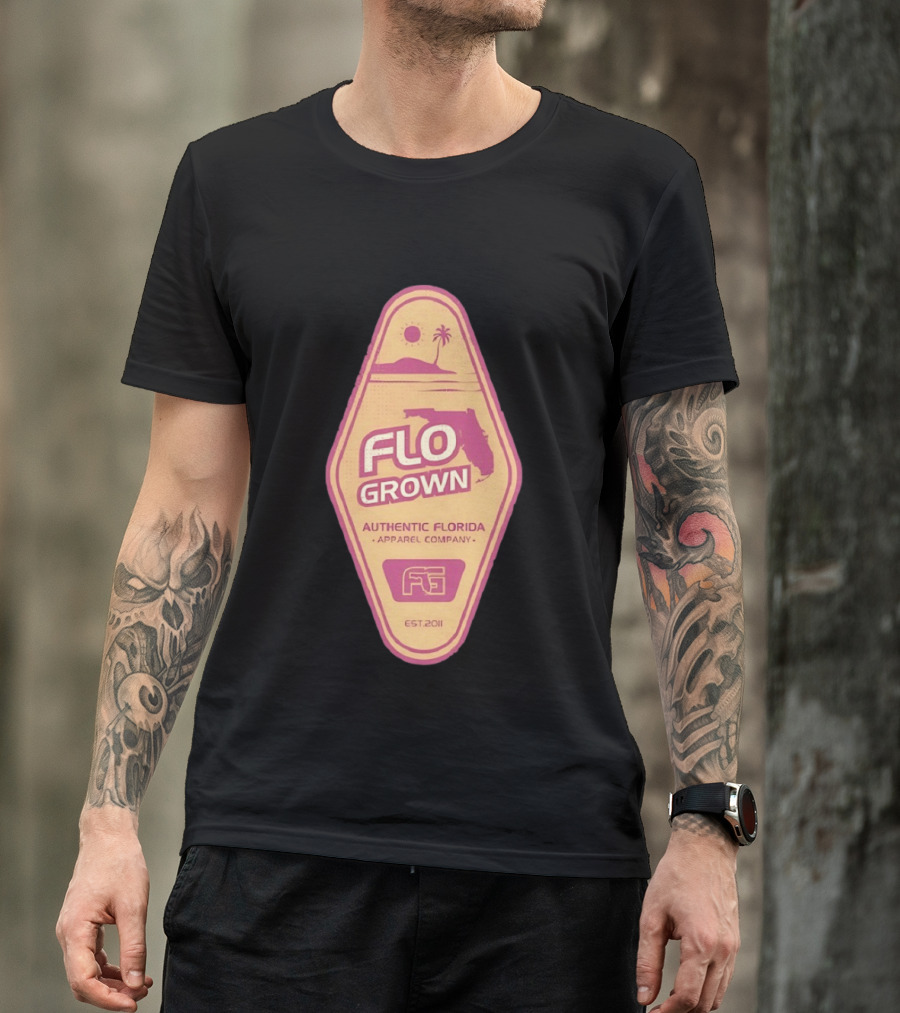 Flo Grown Authentic Florida Apparel Company Est 2011 T-Shirt