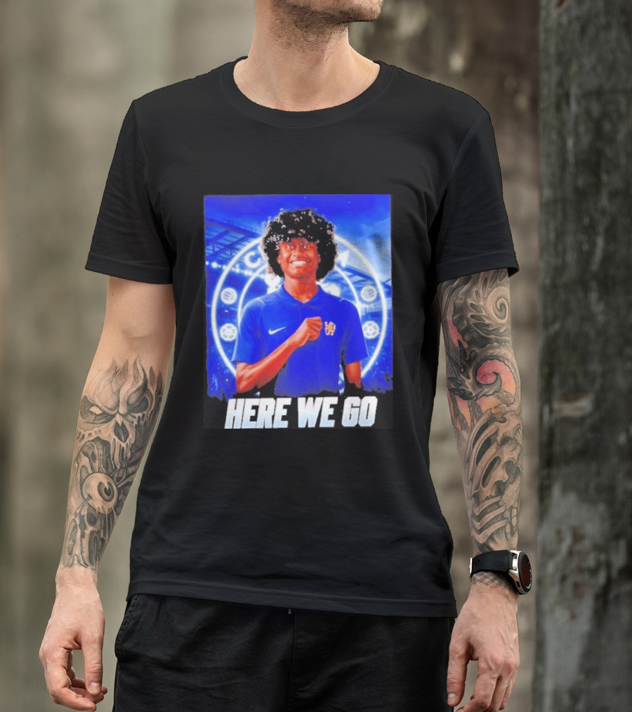 Benji Flowers Chelsea Football Here We Go T-Shirt