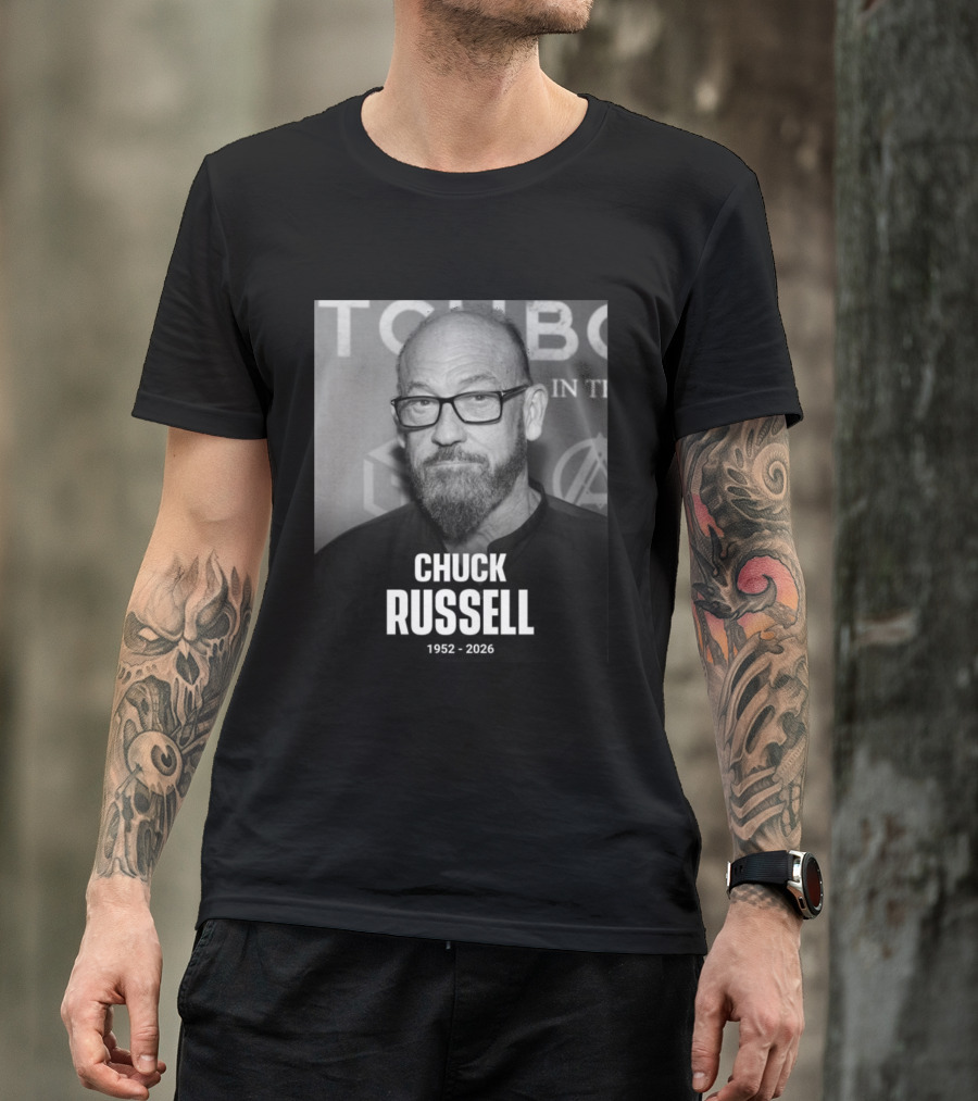 Chuck Russell 1952 2026 Memorial T-Shirt